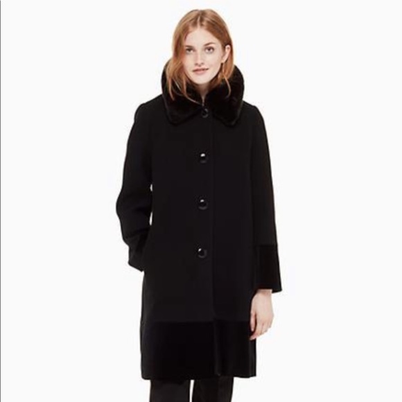 NWT - Kate Spade Pea Coat - MSRP $748